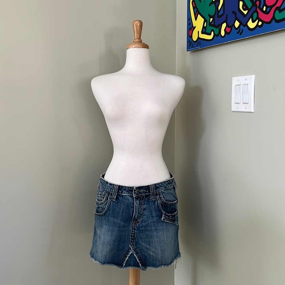 Industrial Cotton Denim skirt